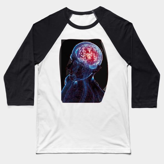 human mind Baseball T-Shirt by ElArrogante